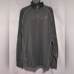 Paradox DriRelease Fresh Guard 1/4 Zip Mens Long Sleeve Top Black, XL